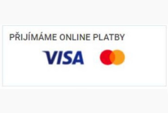 Platba je možná platební kartou