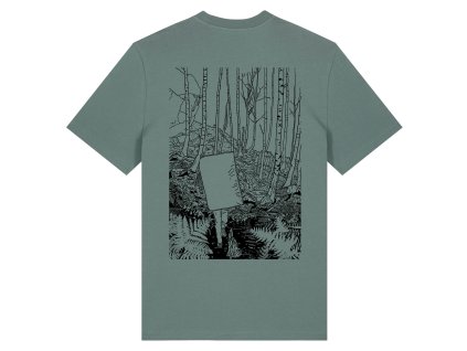 Tričko boulder bouldering lezení lezecké zelené