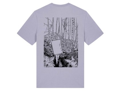 Tričko boulder bouldering lezení lezecké fialova