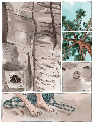 Pohoda ve skalách. 🍃 Tahle ilustrace je o pocitu, pro který si do skal jezdím. V obklopení přírody si léčím stresy z...