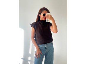 Chic pletený top se stojáčkem - Kami