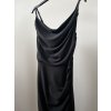 Dlouhé elegantní šaty s rozparkem - Wendy (černá)