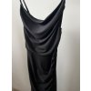 Dlouhé elegantní šaty s rozparkem - Wendy (černá)