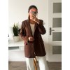 Oversized blazer / sako - Brown