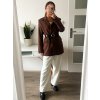Oversized blazer / sako - Brown