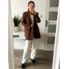 Oversized blazer / sako - Brown