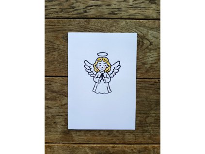 Vánoční přání anděl