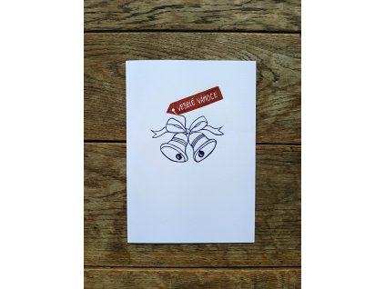 Vánoční přání zvonky