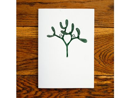 Vánoční přání jmelí