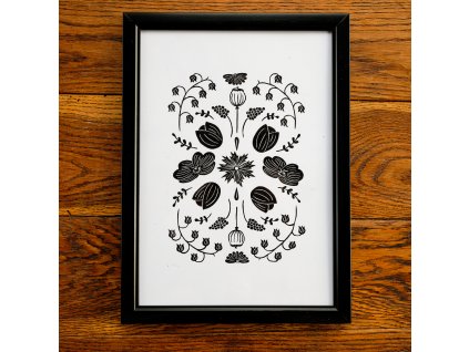 Květiny v zrcadle A4