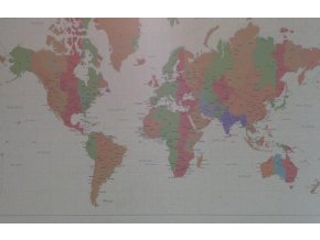 Mapa světa 40 x 60 cm ST206