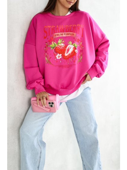 Mikina Strawberry Pink