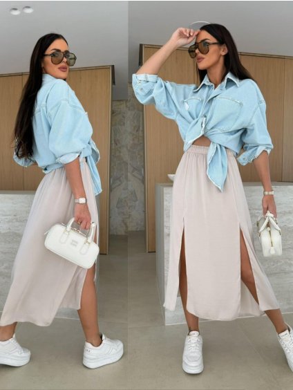 Sukně s rozparky/barvy