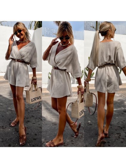 Mušelínový overal Juliana/barvy