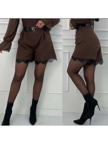 Dámské elegantní šortky s krajkou