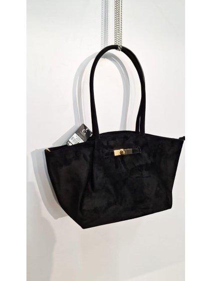 Kabelka broušená kůže Black