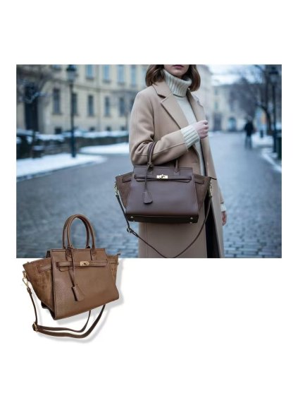 Kabelka broušená kůže Via