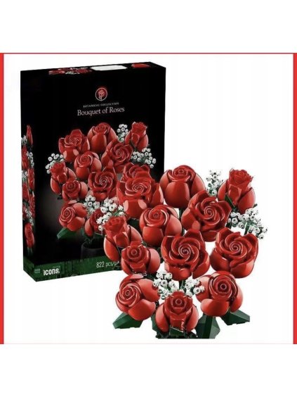 Sada kostek – Velká kytice růží 968 ks