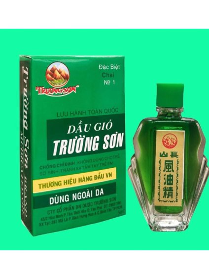 Dầu Gió Trường Sơn – vietnamský mentolový olej 6 ml