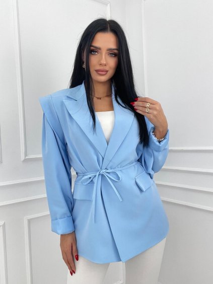 Dámské sako s vázáním