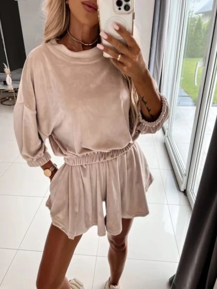 Sametový komplet Lara/barvy