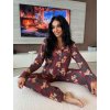 Dámské dvoudílné pyžamo – Vánoční design