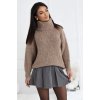 Dámský huňatý rolákový svetr „Baby Alpaka“