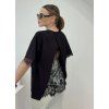 Elegantní oversize tričko s krajkovým detailem