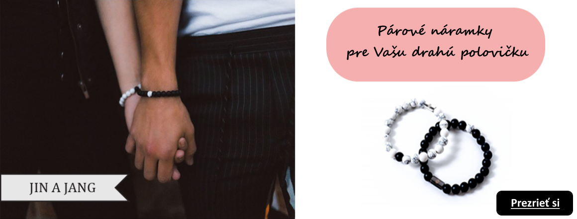 Partnerské náramky Jin Jang