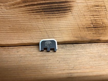 Back plate Punisher ,  material Titan