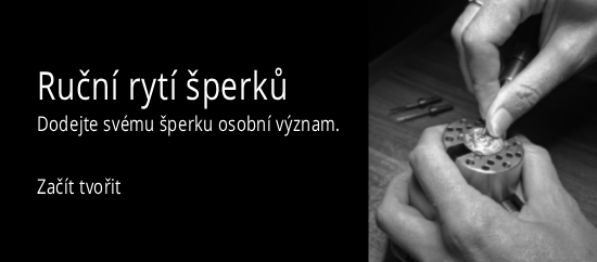 Dodejte svému šperku ještě osobnější význam. Na vaše prsteny, přívěsky, náramky či další šperky provedu jemnou ruční rytinu podle vašeho přání. Může jít o jméno, datum, iniciály, krátký vzkaz nebo symbol, který pro vás něco znamená.
