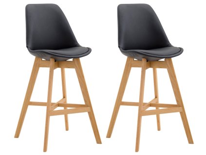 2er Set Barhocker Cannes Kunstleder