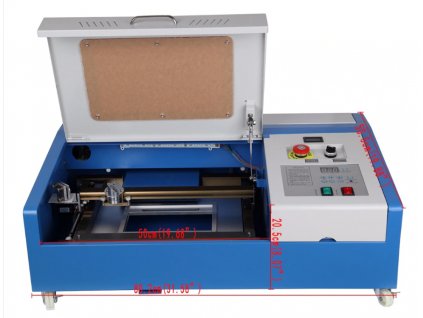 40W CO2 USB laserový gravírovací řezací stroj