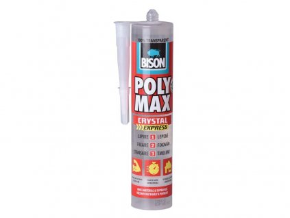 Bison Poly Max Crystal - lepidlo a tmel v jednom 300 g