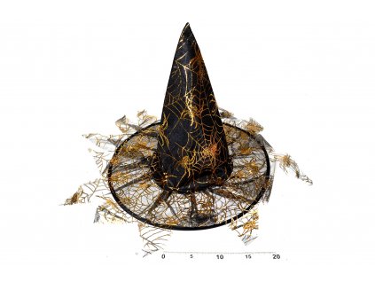 Klobouk čaroděj s třásněmi 35x37,5 cm