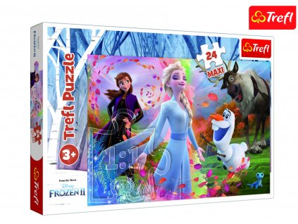 Trefl Puzzle 24 Maxi Hledaní dobrodružství Disney Frozen 2