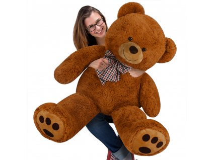 Velký hnědý plyšový medvěd 100 cm - XXL plyšák
