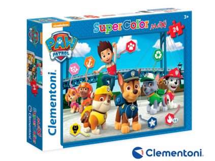 Clementoni - Puzzle Maxi 24 Tlapková patrola