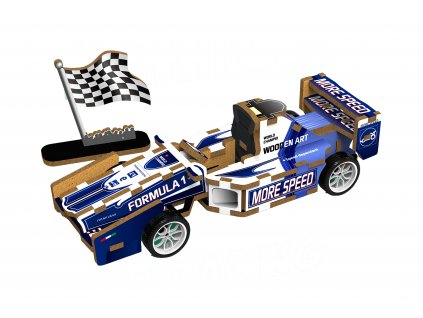 3D puzzle dřevěné - Formule 14 cm