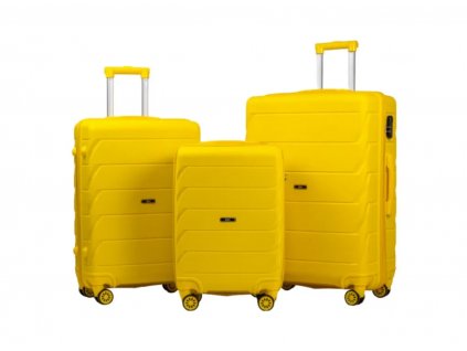 Extra odolný cestovní kufr ROWEX Dash žlutá