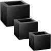 3 designové květináče - sada