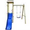 Hrací věž, set se skluzavkou a houpačkou 228x168x218