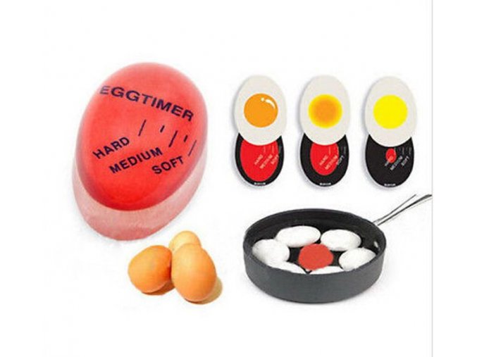 1pcs egg timer kitchen supplies egg perfect color changing perfect boiled eggs cooking helper