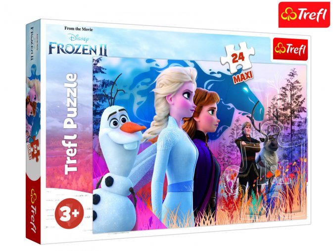 78104 trefl puzzle 24 maxi kouzelny vylet disney frozen 2