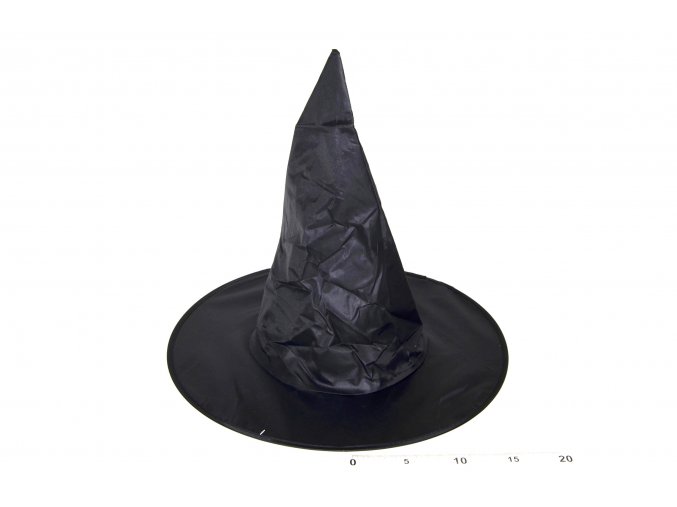 85821 klobouk carodejnicky cerny 35x35 cm