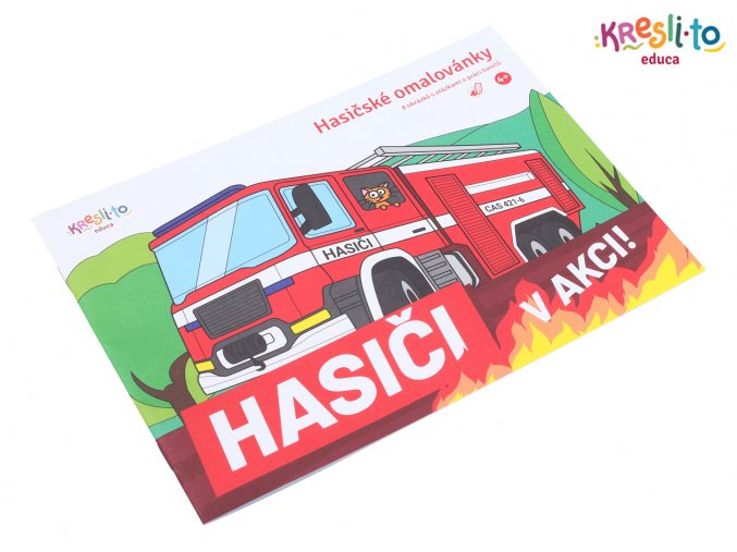 85839 omalovanky hasici v akci