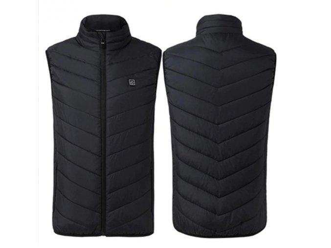 Pánská vyhřívaná vesta černá (Velikost XL)