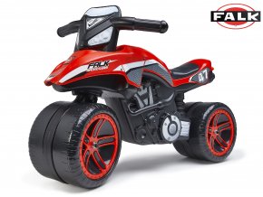 76307 falk odrazedlo racing team ride on moto cervene