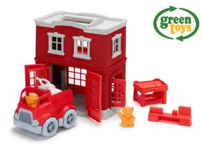 72416 green toys hasicska stanice s autickem