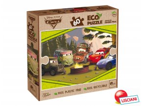 77234 auta eco puzzle 60 oboustranne 2v1 70x50cm